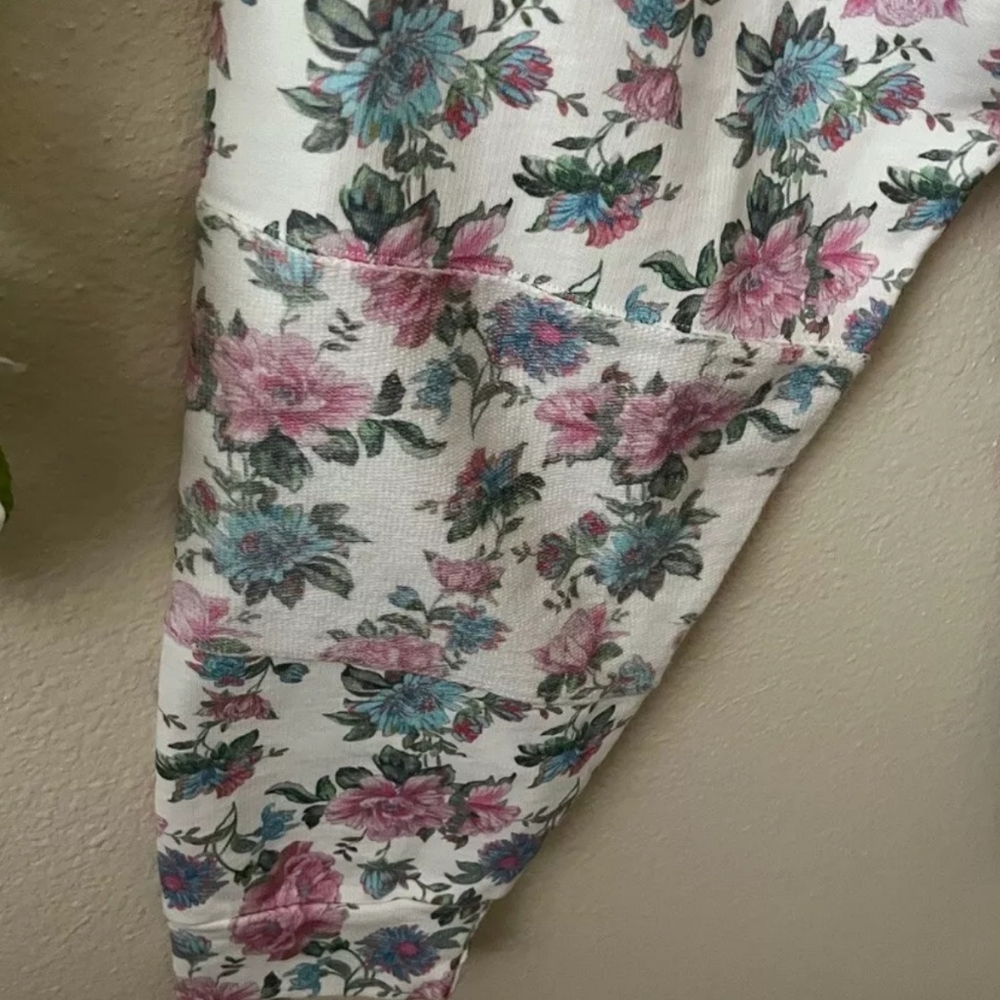 Love Shack Fancy Etty Floral Joggers - Sea Orchid - Picture 12 of 16